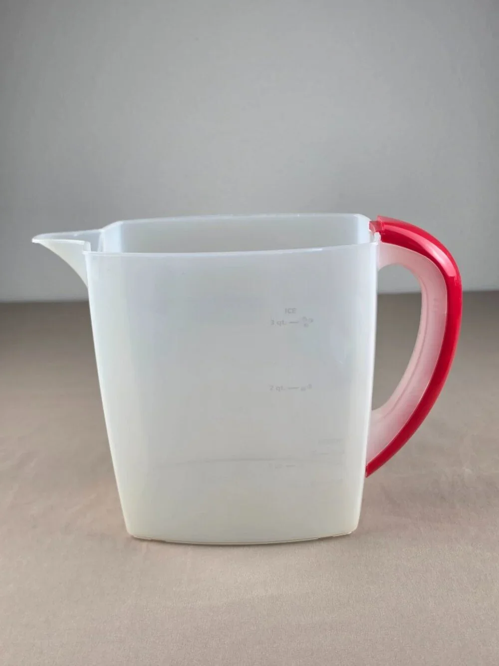 Mr. Coffee Red Iced Tea Maker Rectangle/Square Pitcher 3 QT Replacement TM75